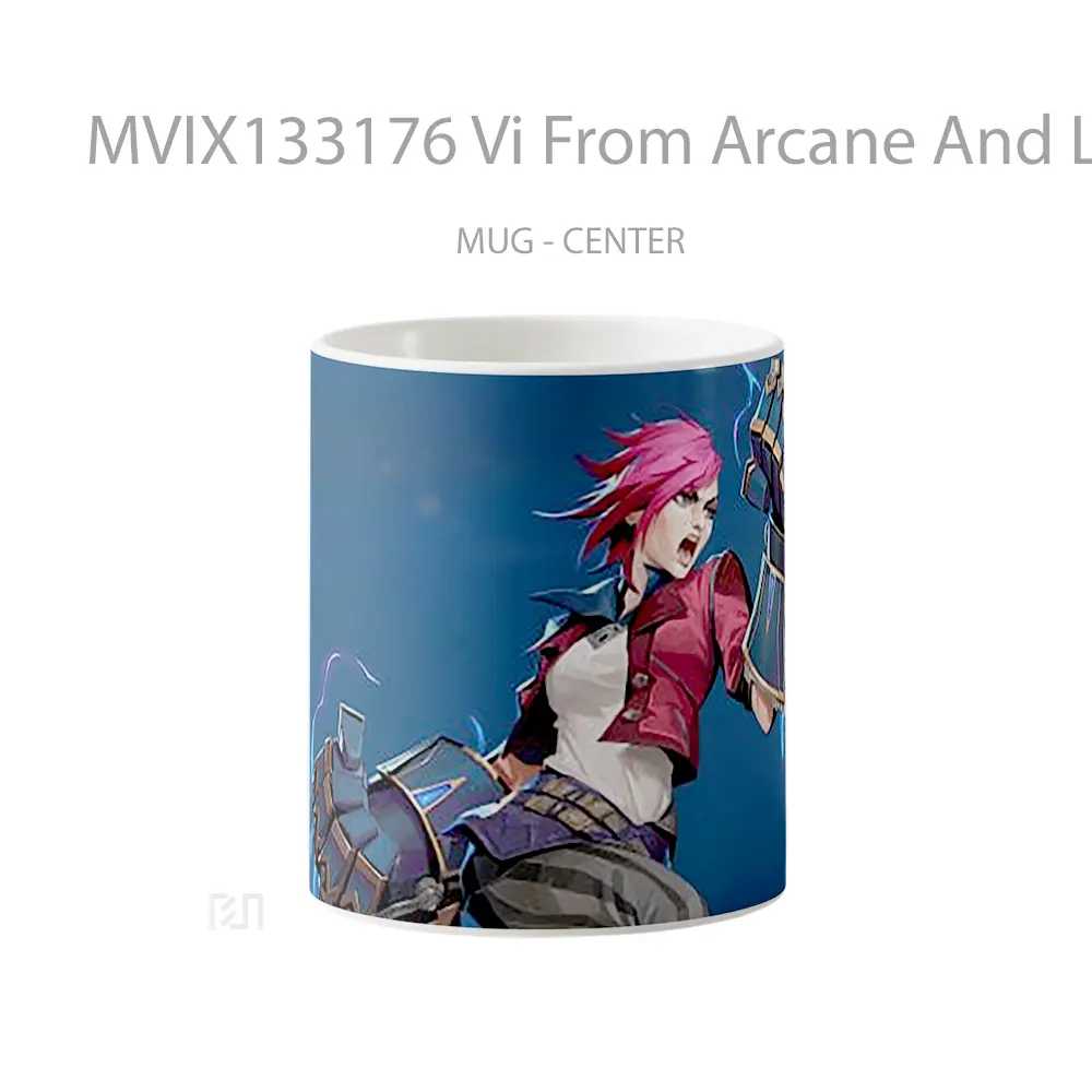 Mug Vi From Arcane And League Of Legends Cangkir Gamer
