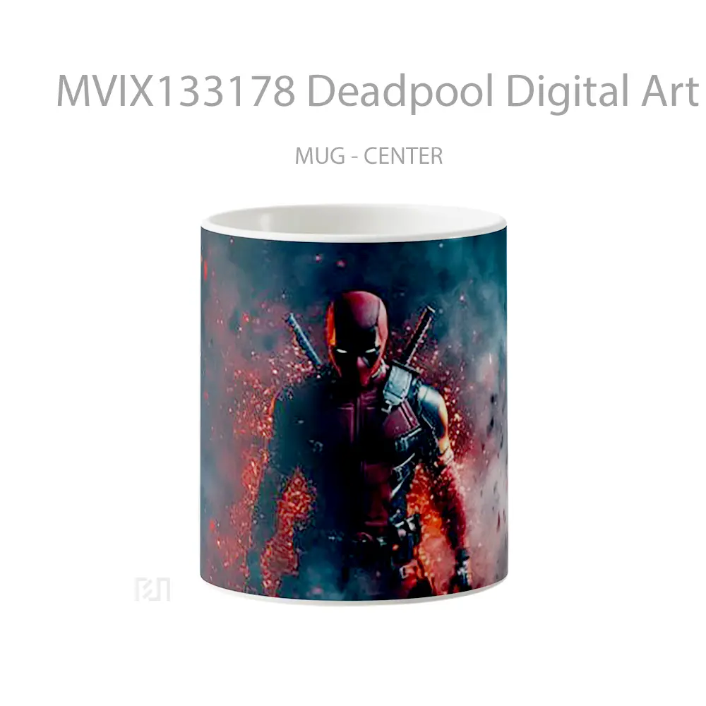 Mug Deadpool Digital Art V1 Gelas Superhero