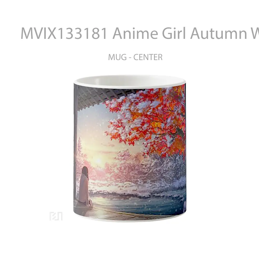 Mug Anime Girl Autumn Winter Cangkir Anime