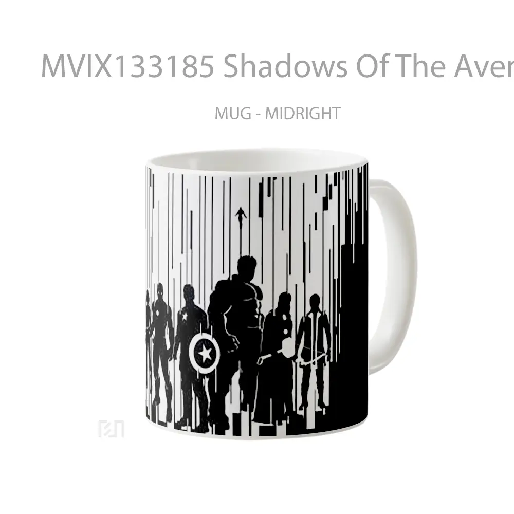 Mug Shadows Of The Avengers Gelas Superhero - All-side / Desain