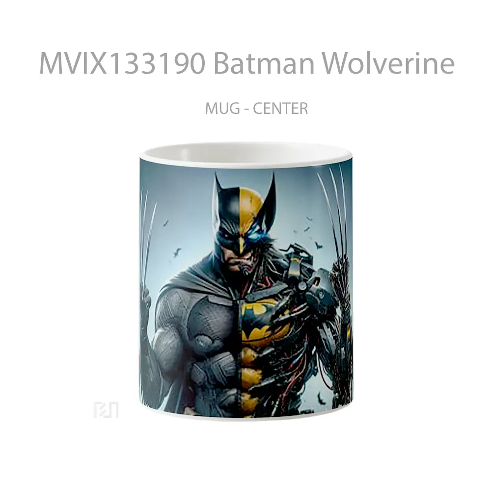 Mug Batman Wolverine Gelas Superhero