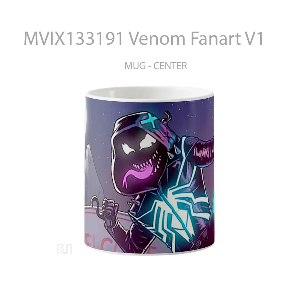 Mug Venom Fanart V1 Gelas Superhero