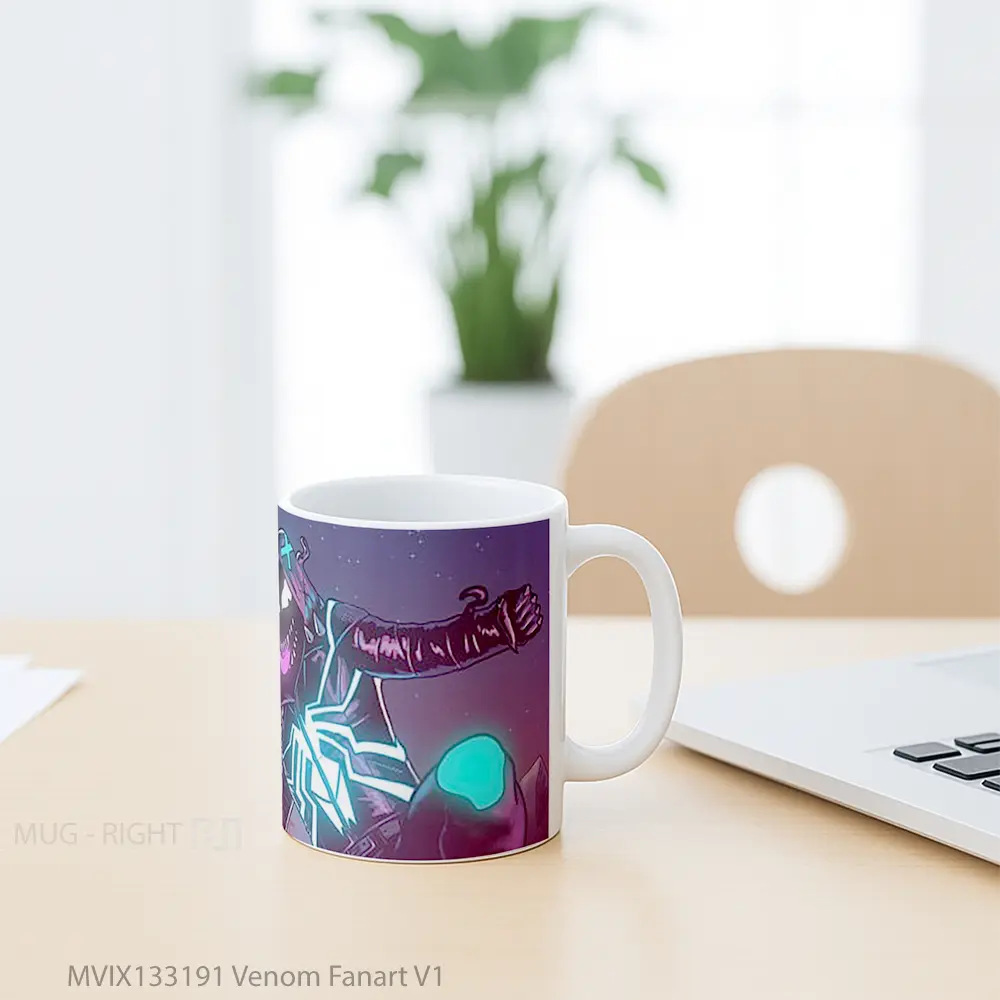 Mug Venom Fanart V1 Gelas Superhero - All-side / Desain