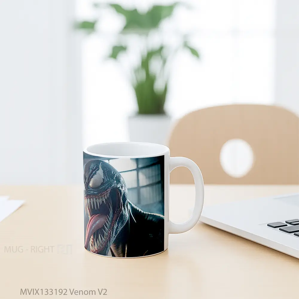 Mug Venom V2 Gelas Superhero - All-side / Desain