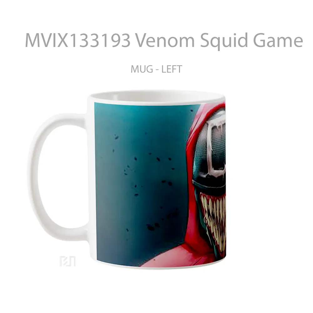 Mug Venom Squid Game Gelas Superhero - All-side / Desain