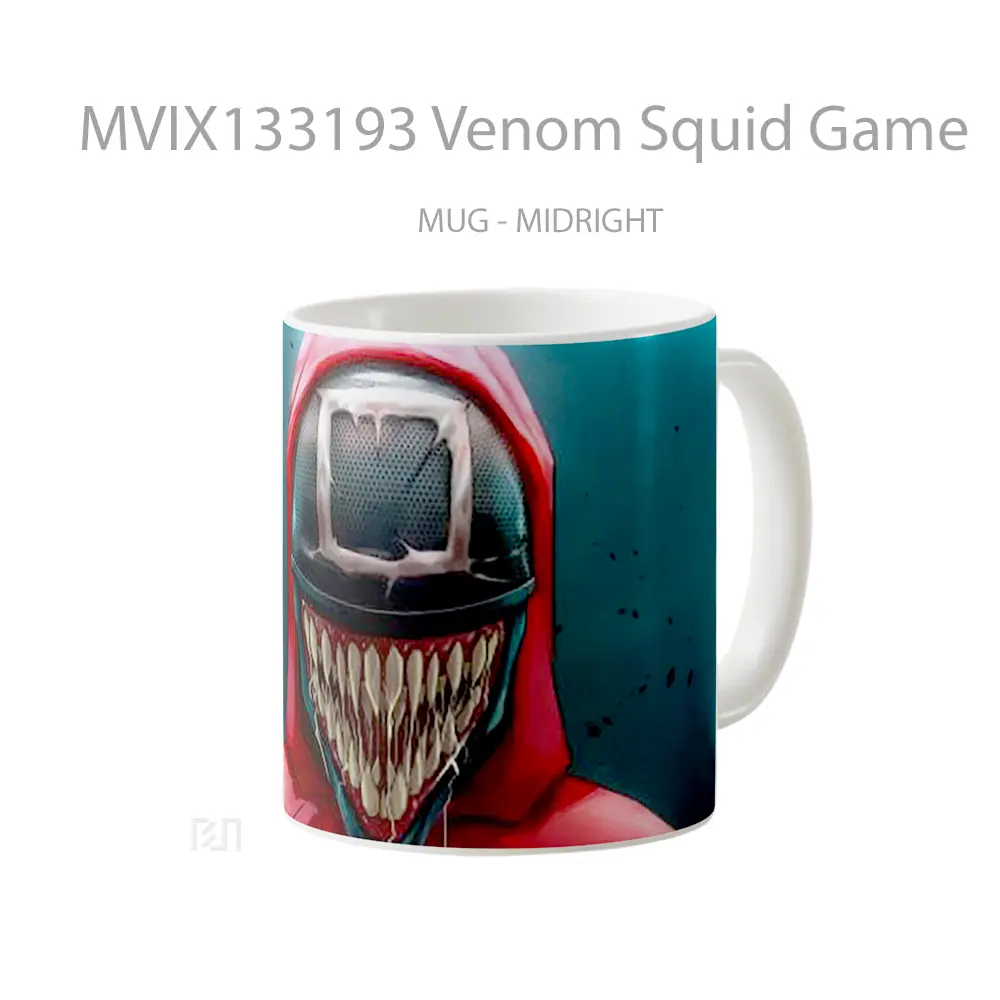 Mug Venom Squid Game Gelas Superhero - All-side / Desain