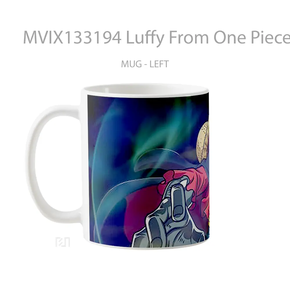 Mug Luffy From One Piece V7 Cangkir Anime - All-side / Desain