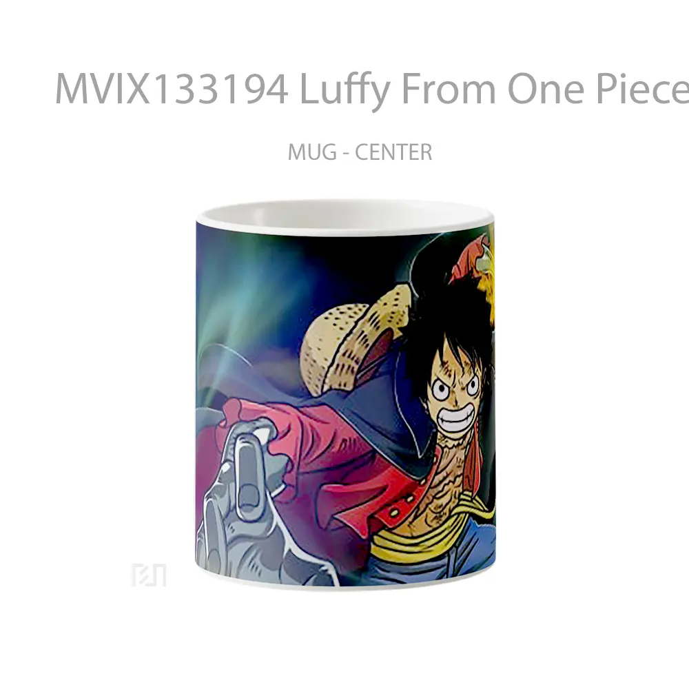 Mug Luffy From One Piece V7 Cangkir Anime