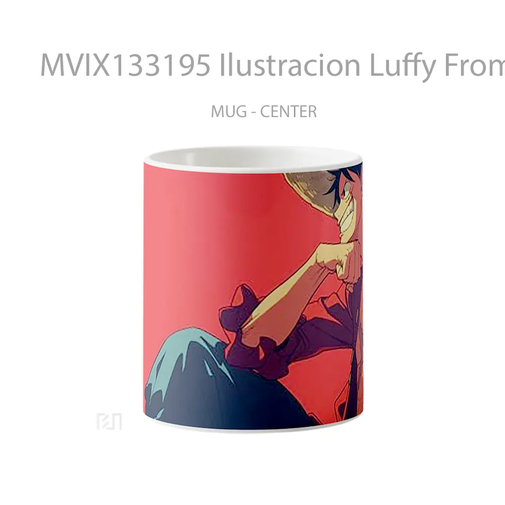 Mug Ilustracion Luffy From One Piece Cangkir Anime