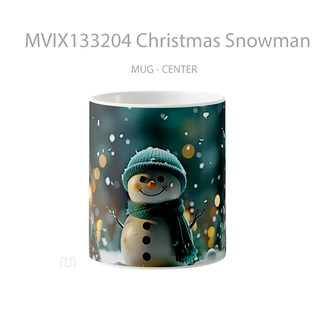 Mug Christmas Snowman V2 Gelas Keramik Unik