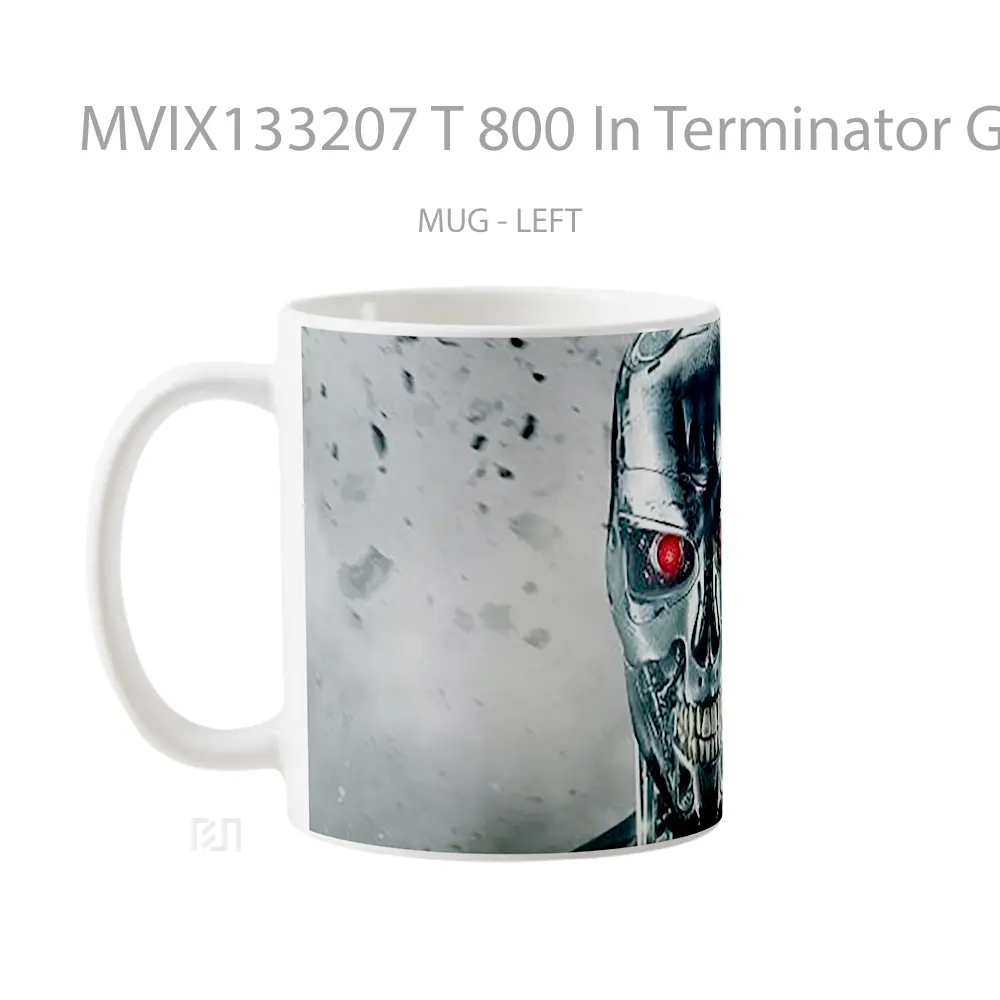Mug T 800 In Terminator Genesis Gelas Film - All-side / Desain