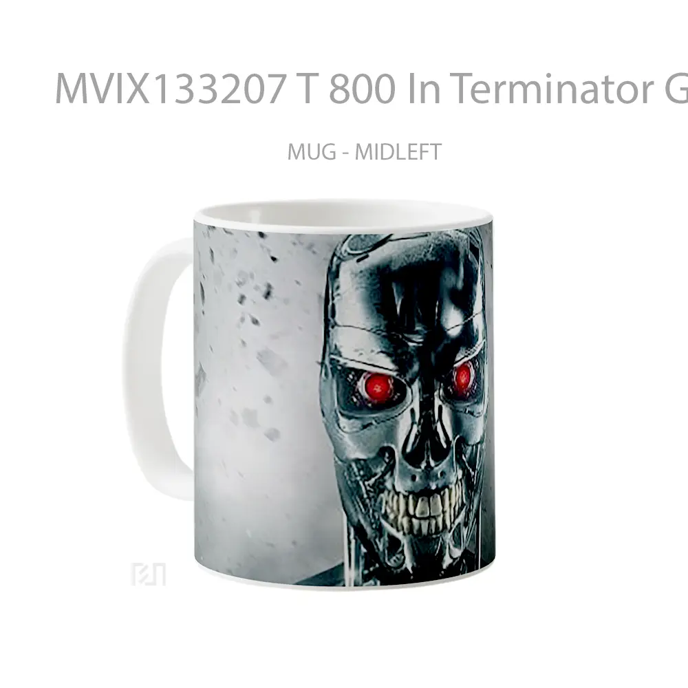 Mug T 800 In Terminator Genesis Gelas Film - All-side / Desain