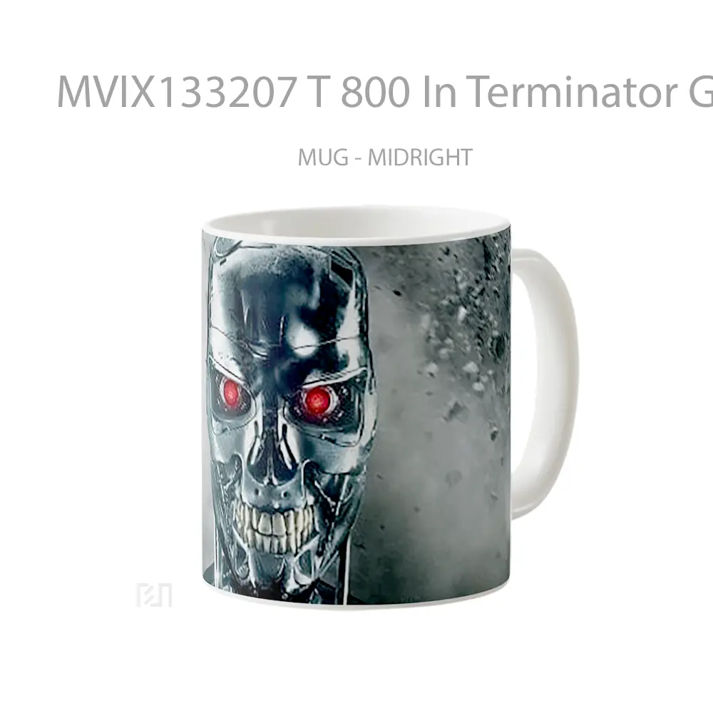 Mug T 800 In Terminator Genesis Gelas Film - All-side / Desain