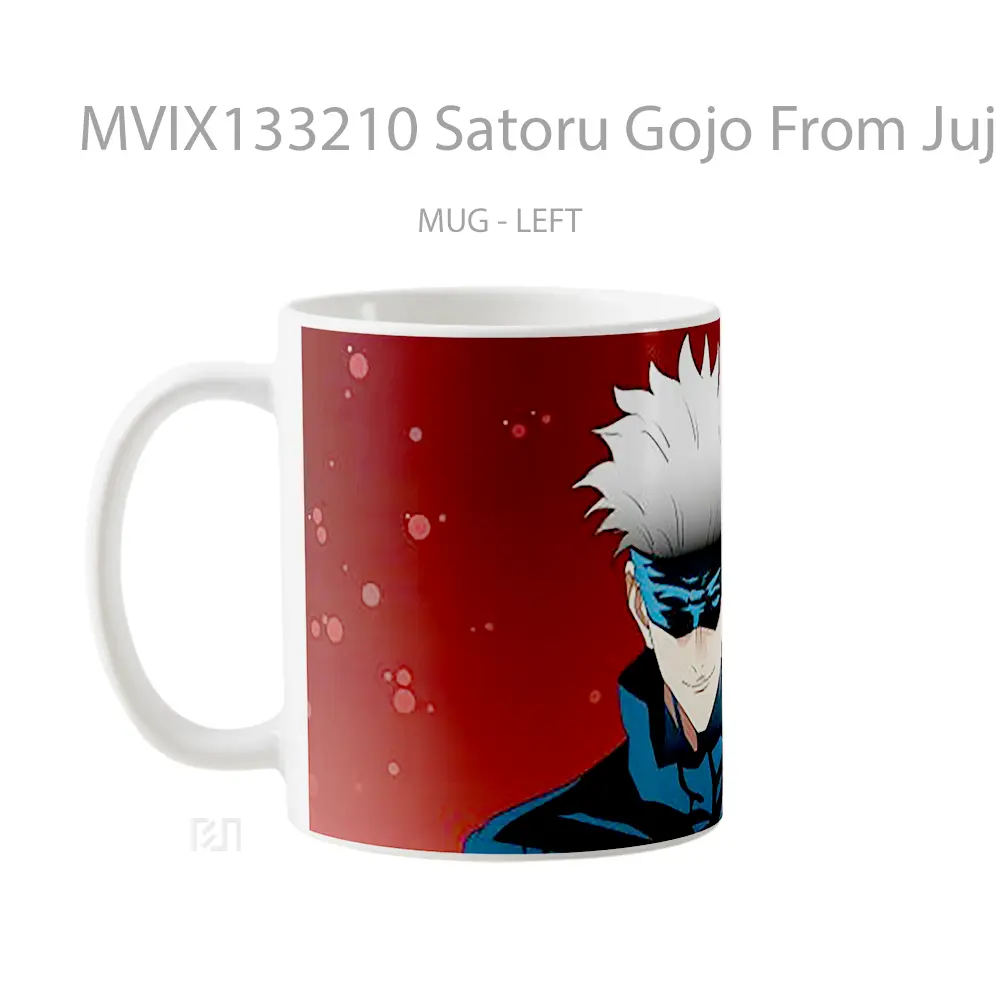 Mug Satoru Gojo From Jujutsu Kaisen V8 Gelas Keramik Unik - All-side / Desain