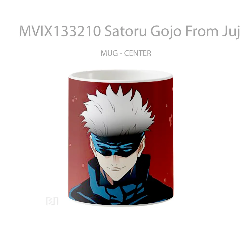 Mug Satoru Gojo From Jujutsu Kaisen V8 Gelas Keramik Unik