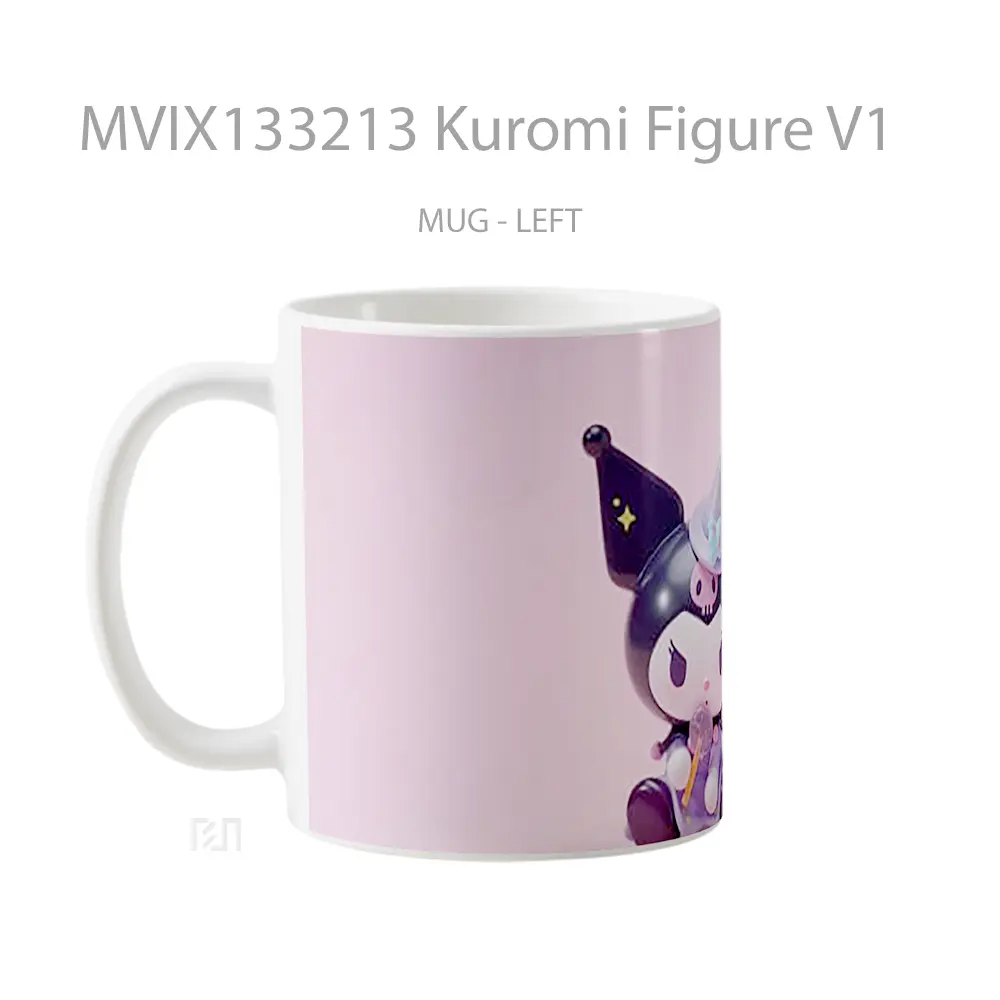 Mug Kuromi Figure V1 Gelas Keramik Unik - All-side / Desain
