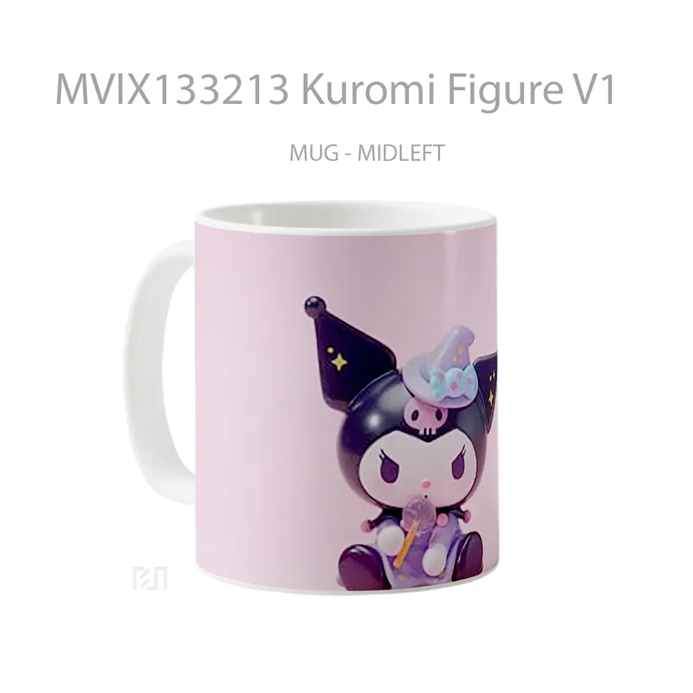 Mug Kuromi Figure V1 Gelas Keramik Unik - All-side / Desain