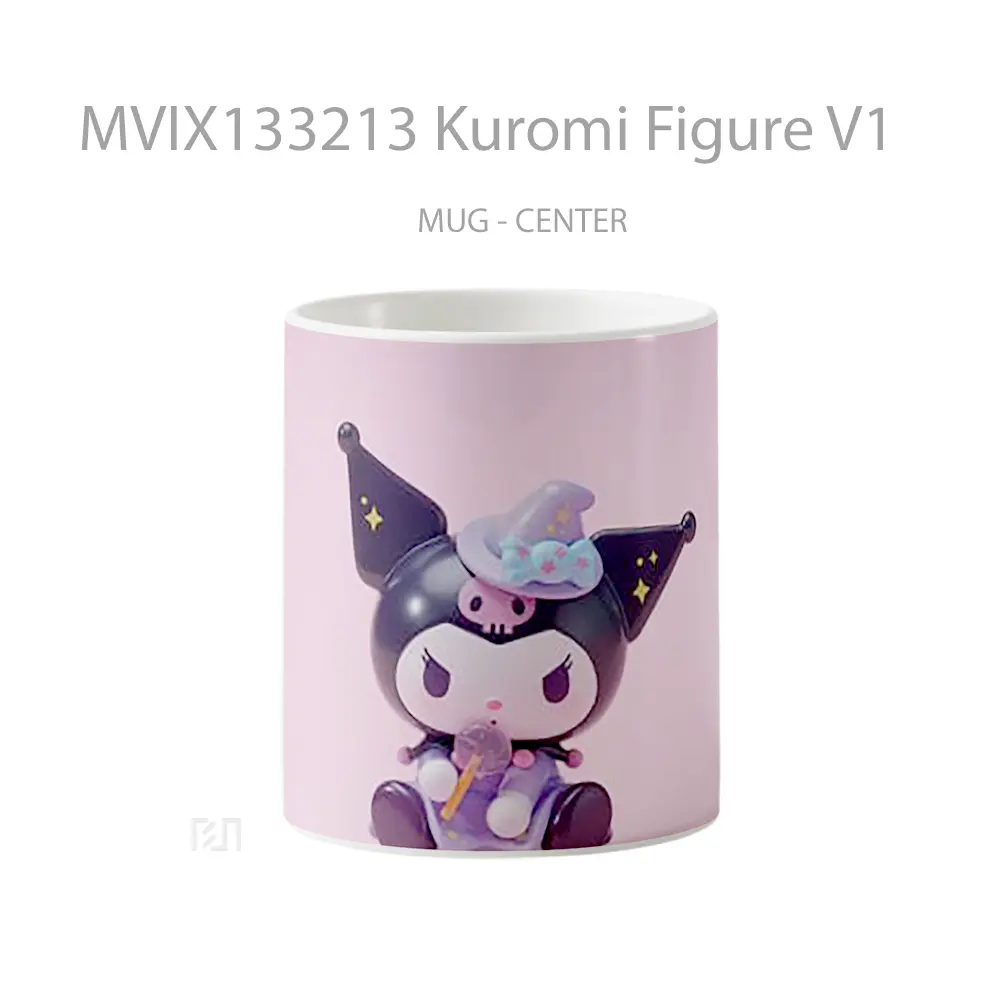 Mug Kuromi Figure V1 Gelas Keramik Unik