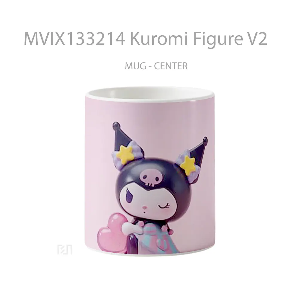 Mug Kuromi Figure V2 Gelas Keramik Unik
