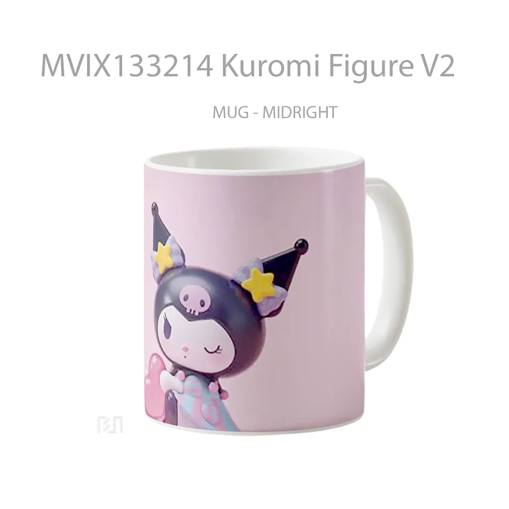 Mug Kuromi Figure V2 Gelas Keramik Unik - All-side / Desain
