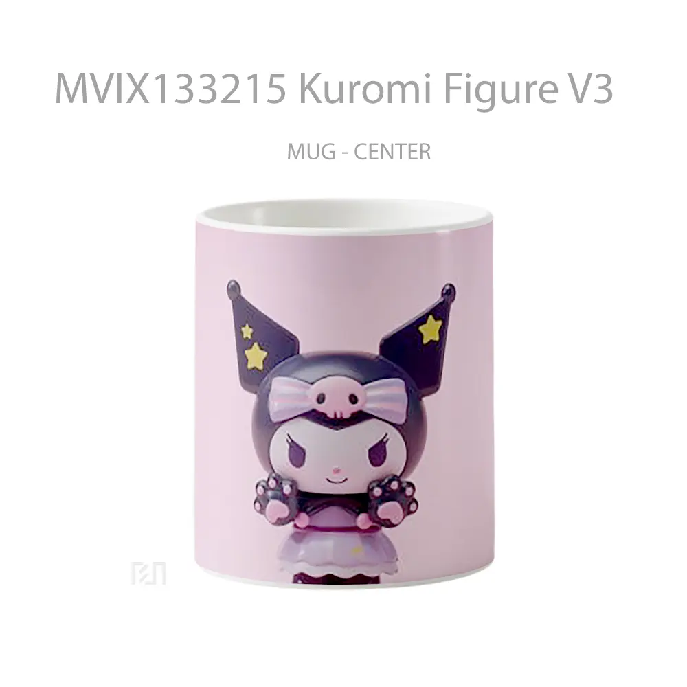 Mug Kuromi Figure V3 Gelas Keramik Unik
