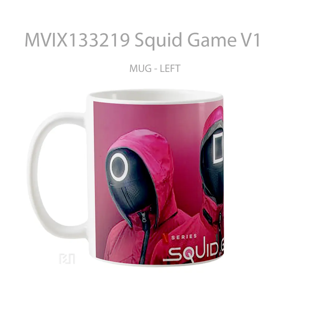 Mug Squid Game V1 Cangkir Gamer - All-side / Desain