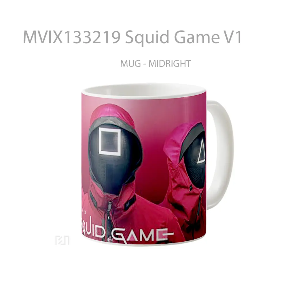Mug Squid Game V1 Cangkir Gamer - All-side / Desain