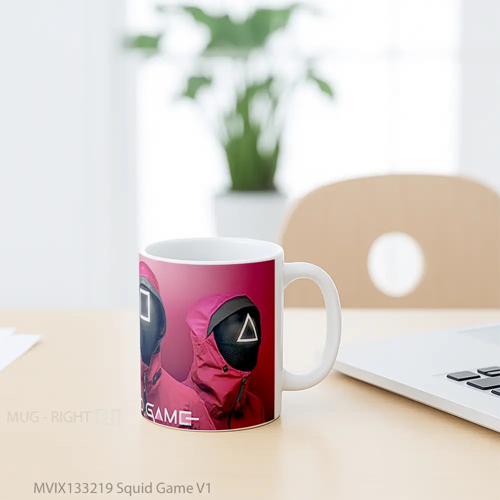 Mug Squid Game V1 Cangkir Gamer - All-side / Desain