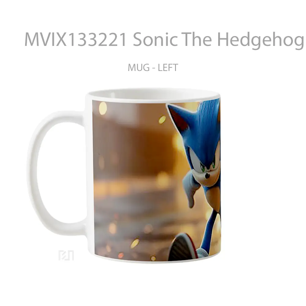 Mug Sonic The Hedgehog V2 Gelas Keramik Unik - All-side / Desain