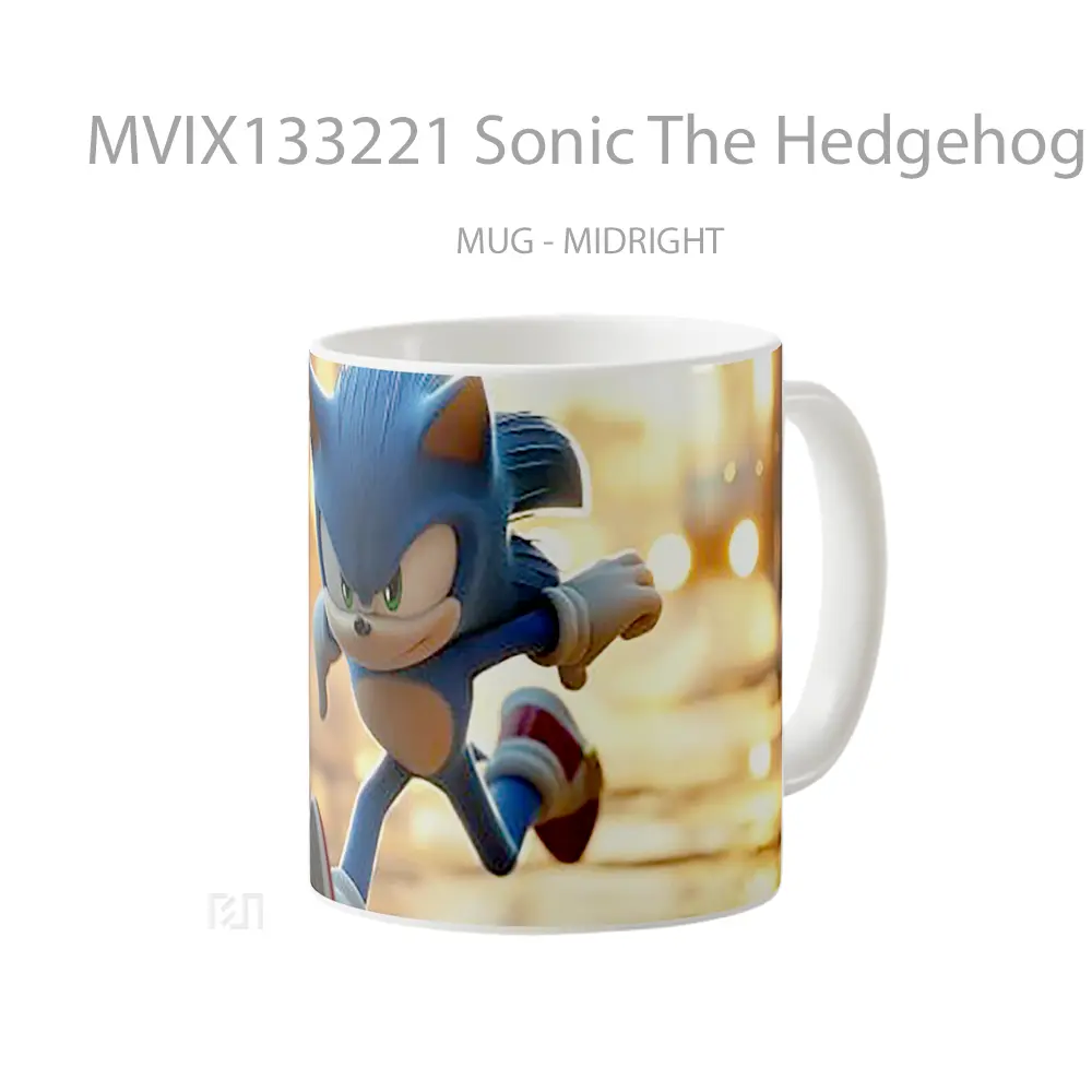 Mug Sonic The Hedgehog V2 Gelas Keramik Unik - All-side / Desain