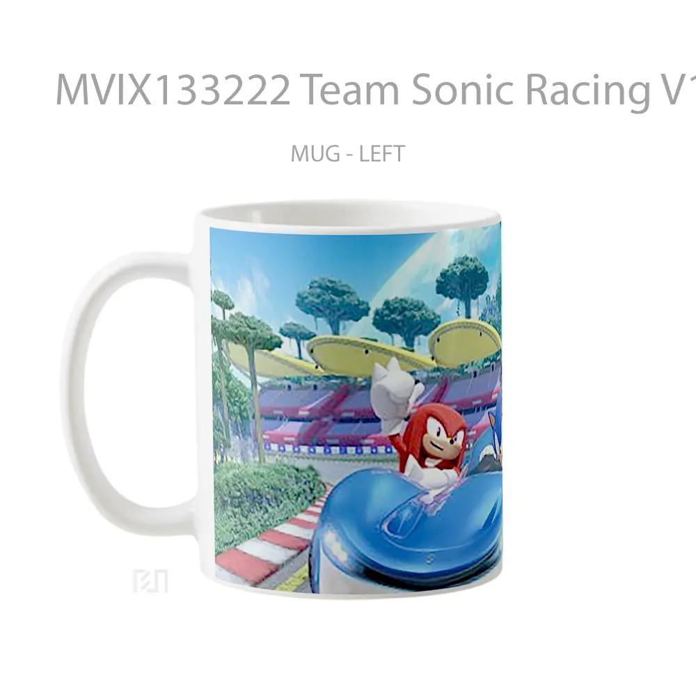 Mug Team Sonic Racing V1 Gelas Keramik Unik - All-side / Desain