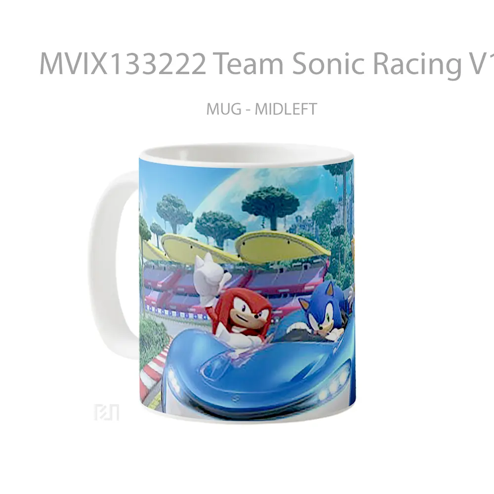 Mug Team Sonic Racing V1 Gelas Keramik Unik - All-side / Desain