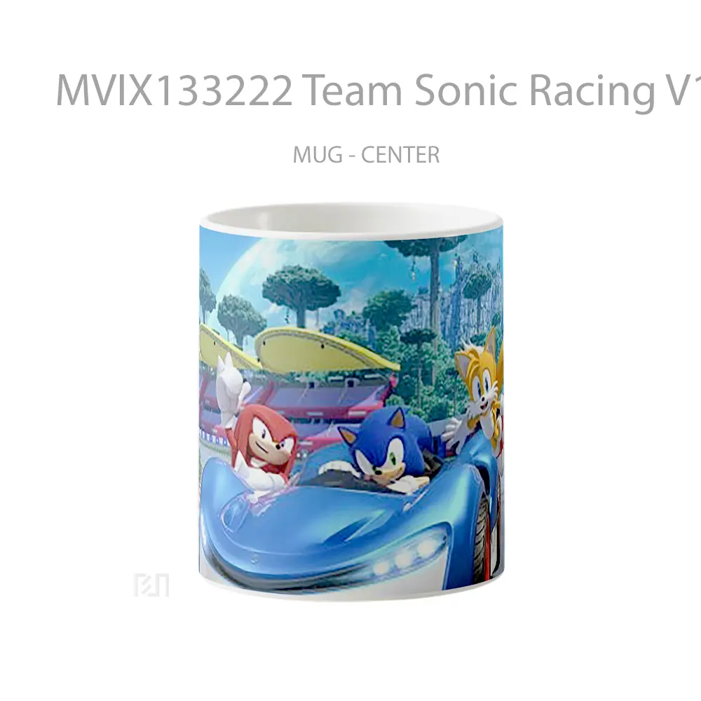 Mug Team Sonic Racing V1 Gelas Keramik Unik