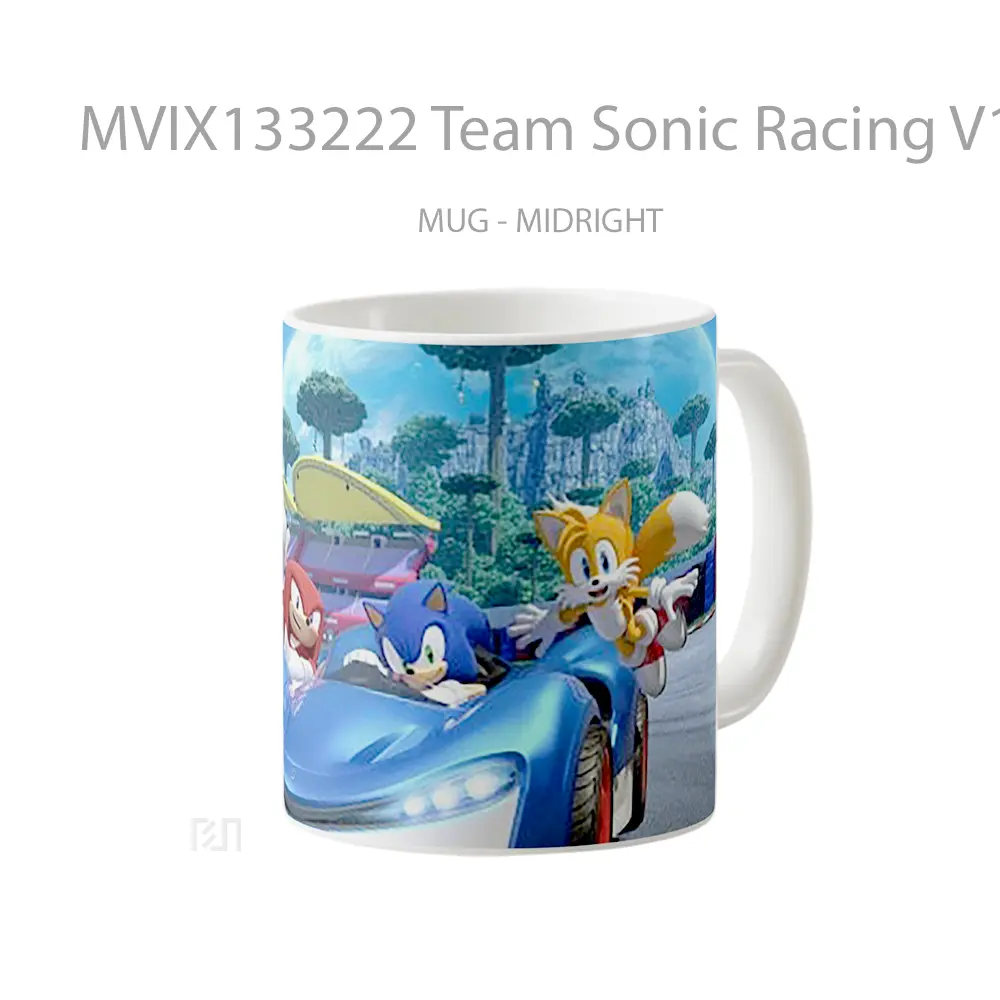 Mug Team Sonic Racing V1 Gelas Keramik Unik - All-side / Desain