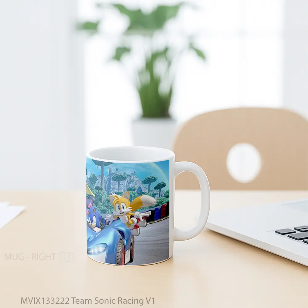 Mug Team Sonic Racing V1 Gelas Keramik Unik - All-side / Desain