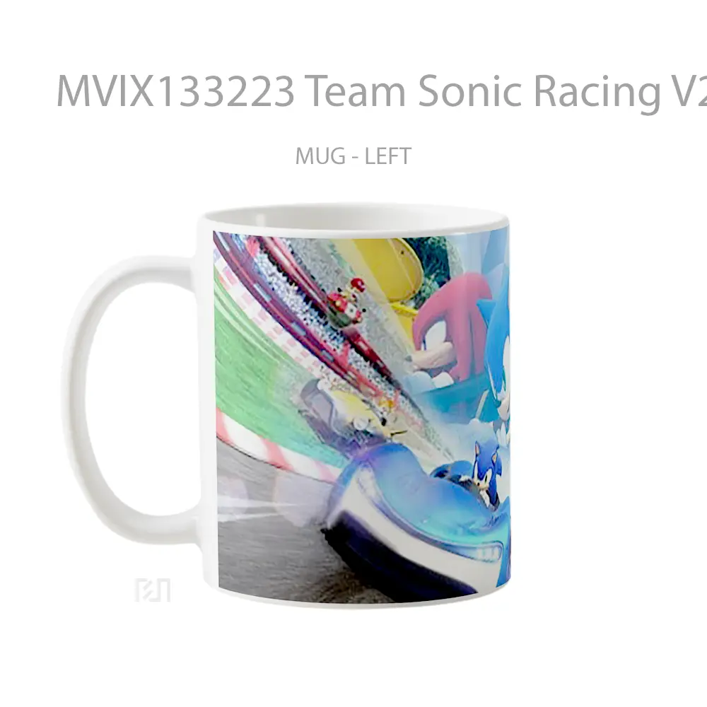 Mug Team Sonic Racing V2 Gelas Keramik Unik - All-side / Desain