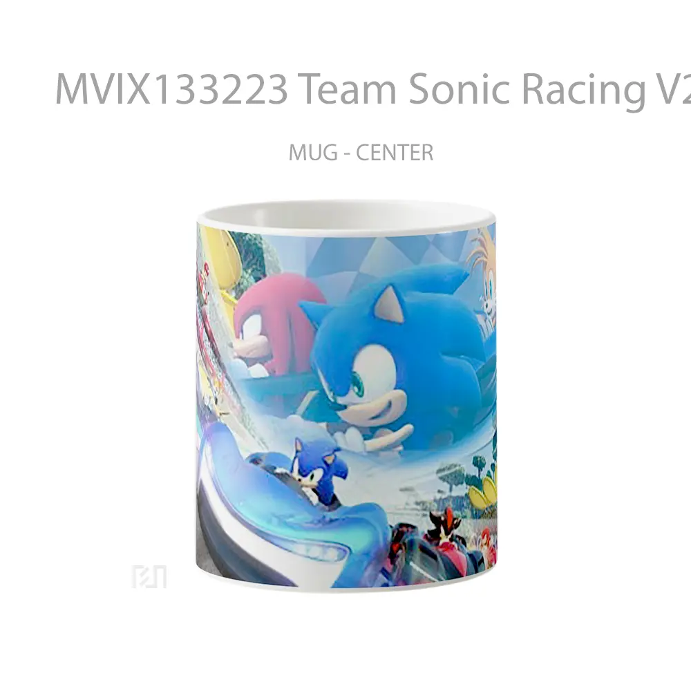 Mug Team Sonic Racing V2 Gelas Keramik Unik