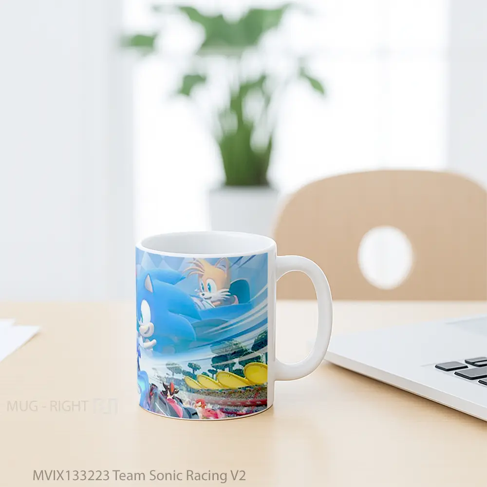 Mug Team Sonic Racing V2 Gelas Keramik Unik - All-side / Desain
