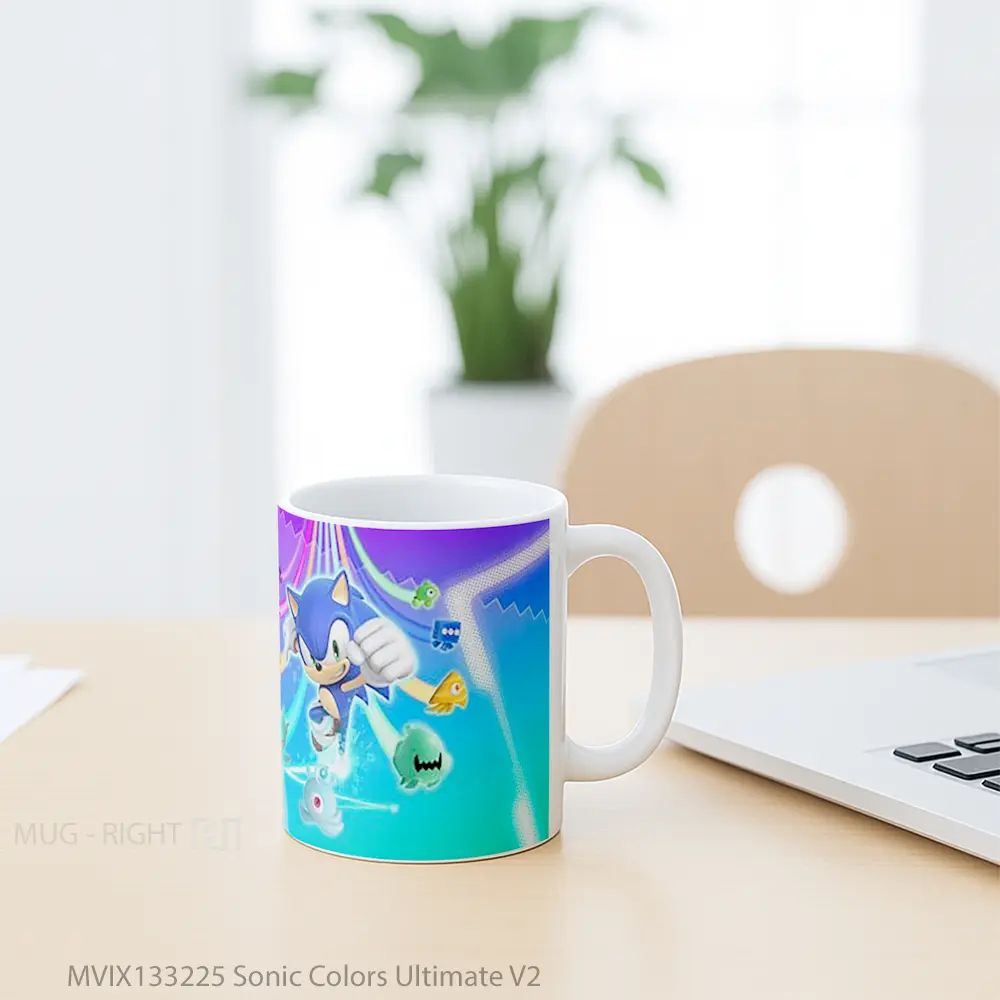 Mug Sonic Colors Ultimate V2 Gelas Keramik Unik - All-side / Desain