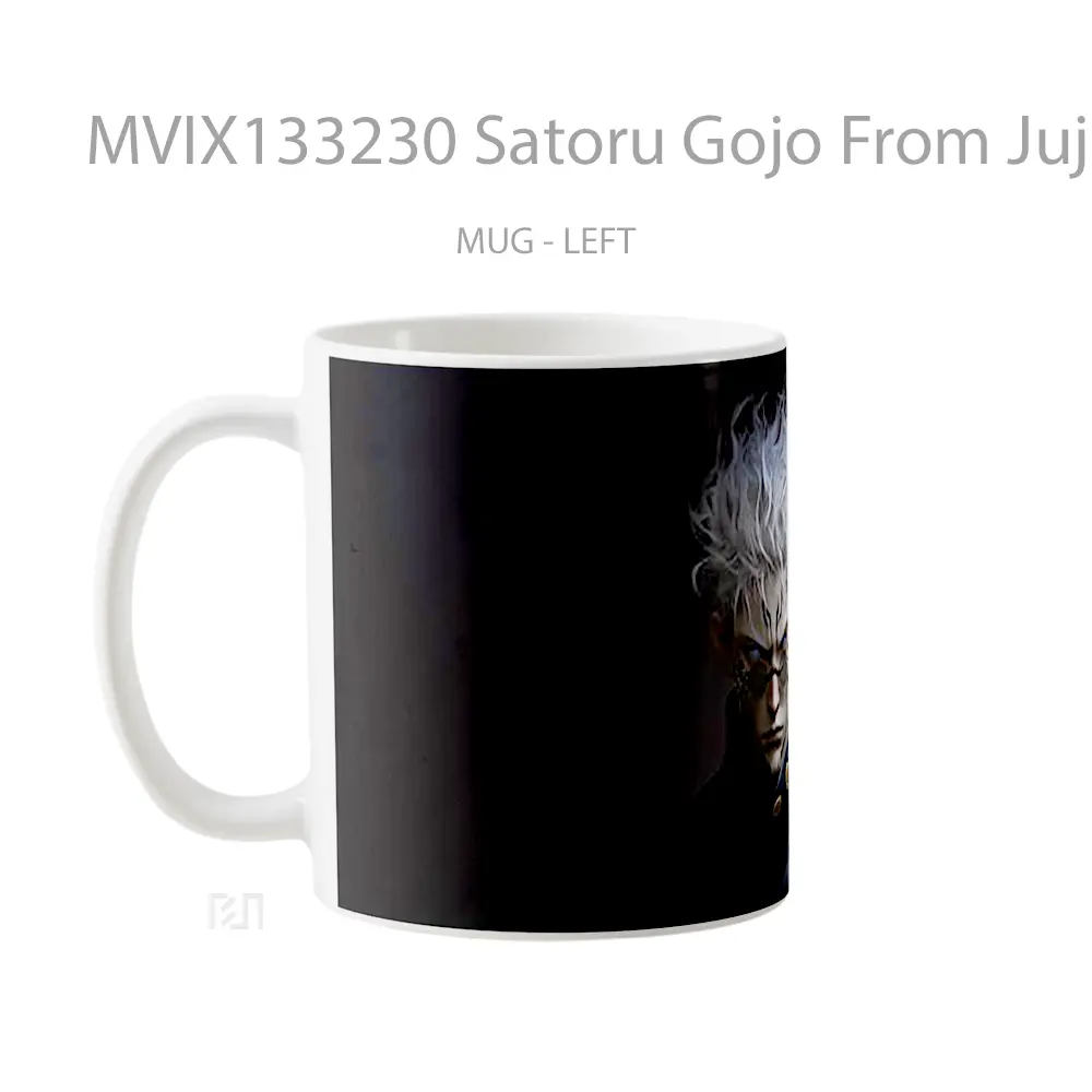Mug Satoru Gojo From Jujutsu Kaisen V9 Gelas Keramik Unik - All-side / Desain