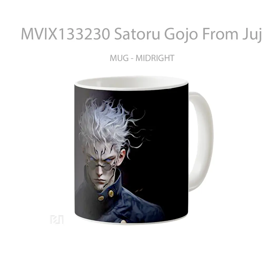 Mug Satoru Gojo From Jujutsu Kaisen V9 Gelas Keramik Unik - All-side / Desain