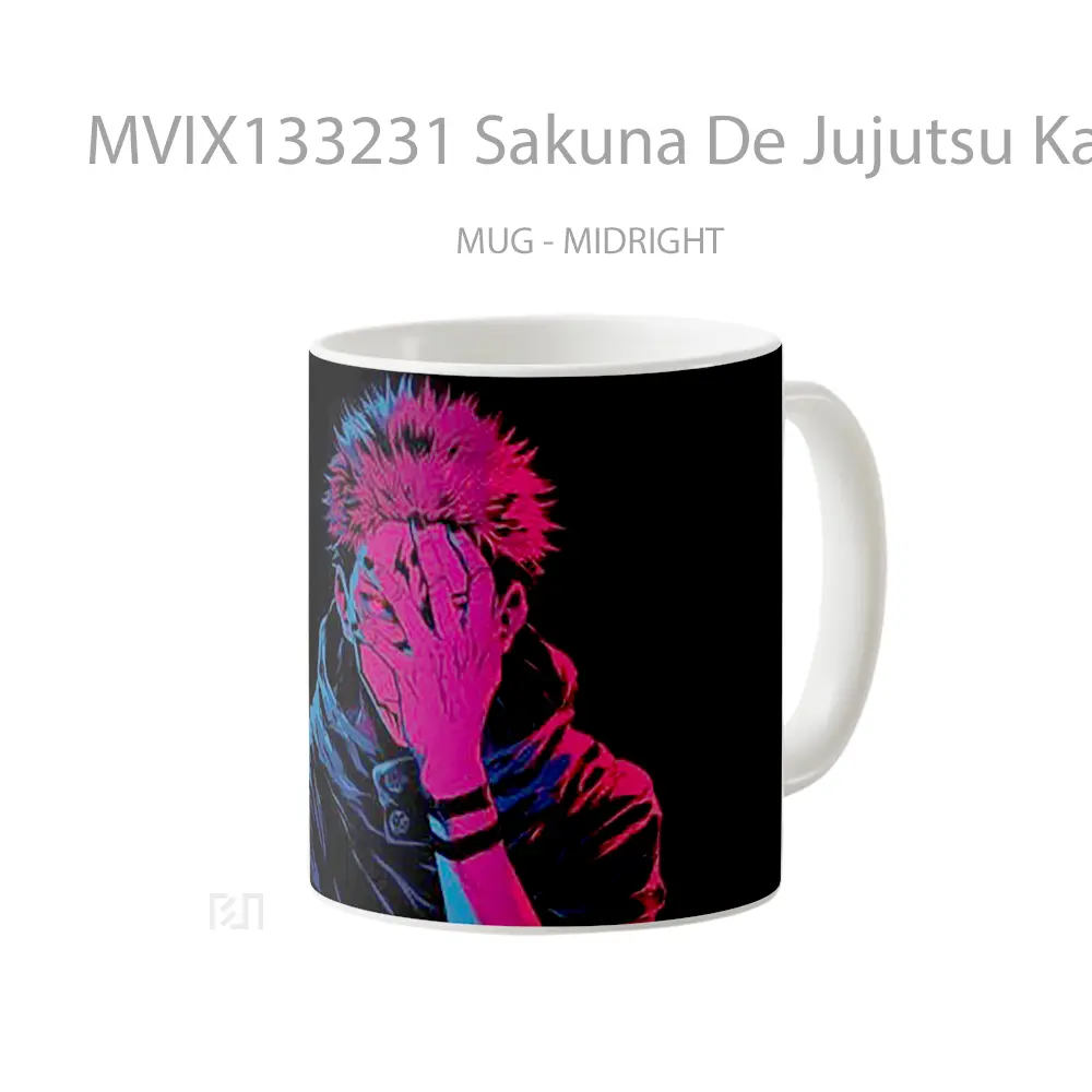 Mug Sakuna De Jujutsu Kaisen Gelas Keramik Unik - All-side / Desain