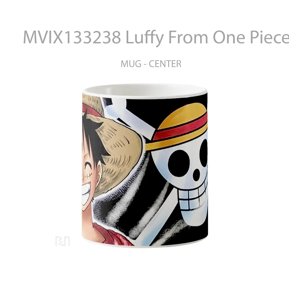 Mug Luffy From One Piece V8 Cangkir Anime