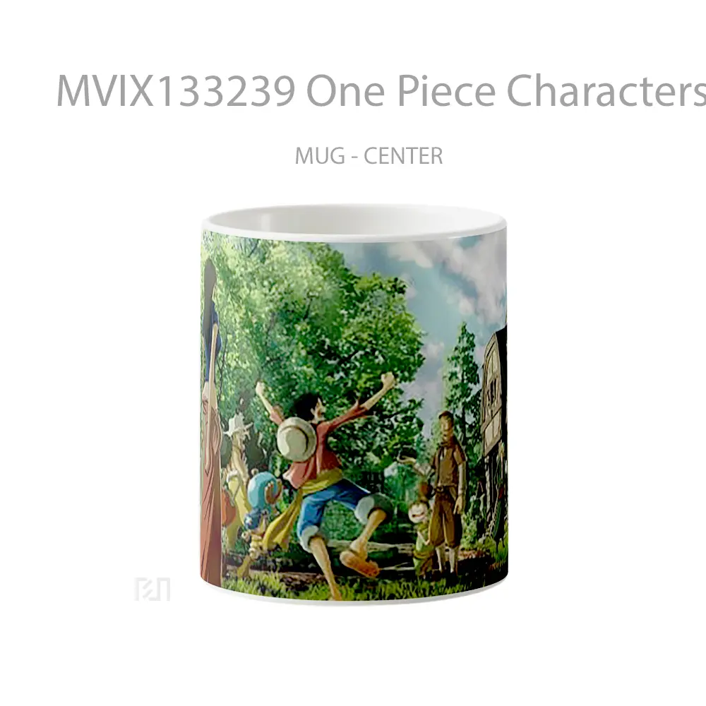 Mug One Piece Characters V2 Cangkir Anime