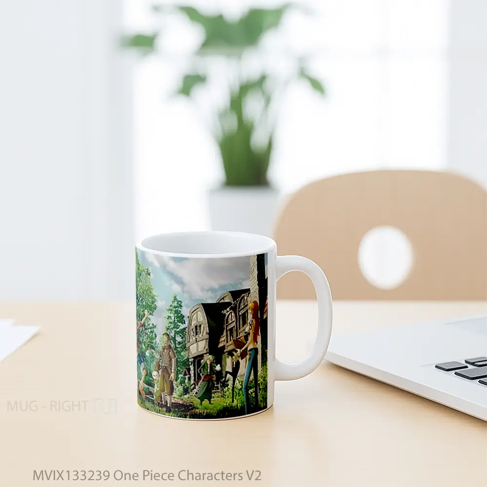 Mug One Piece Characters V2 Cangkir Anime - All-side / Desain