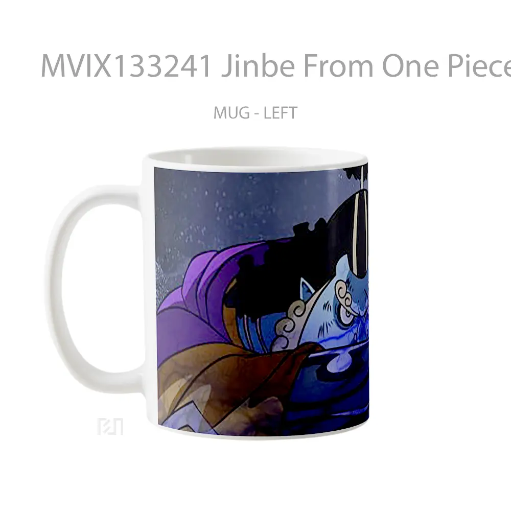 Mug Jinbe From One Piece Cangkir Anime - All-side / Desain