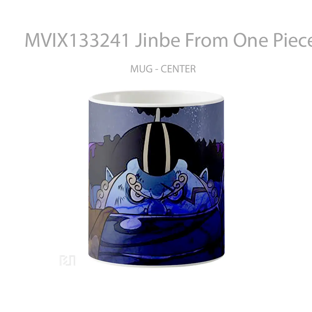 Mug Jinbe From One Piece Cangkir Anime