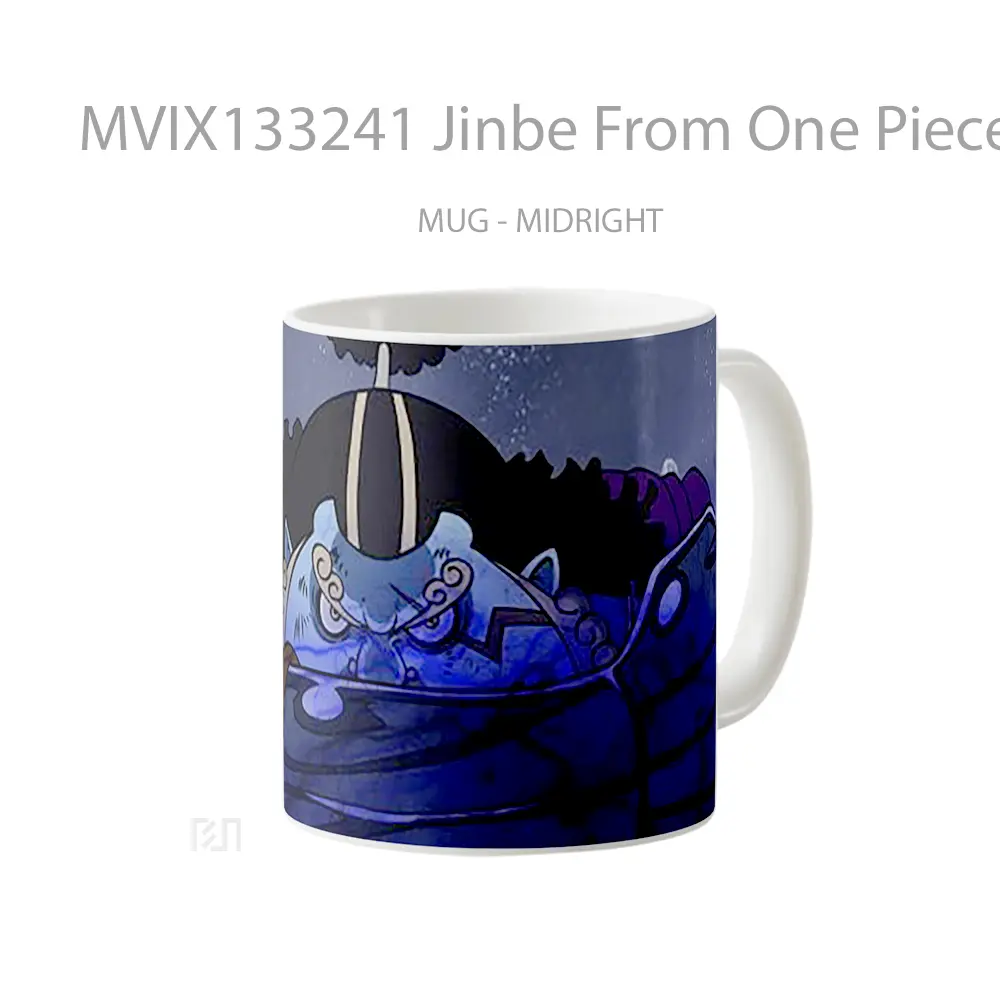Mug Jinbe From One Piece Cangkir Anime - All-side / Desain