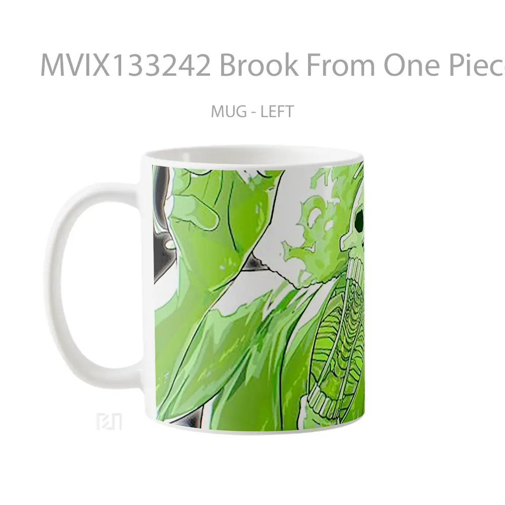 Mug Brook From One Piece V1 Cangkir Anime - All-side / Desain
