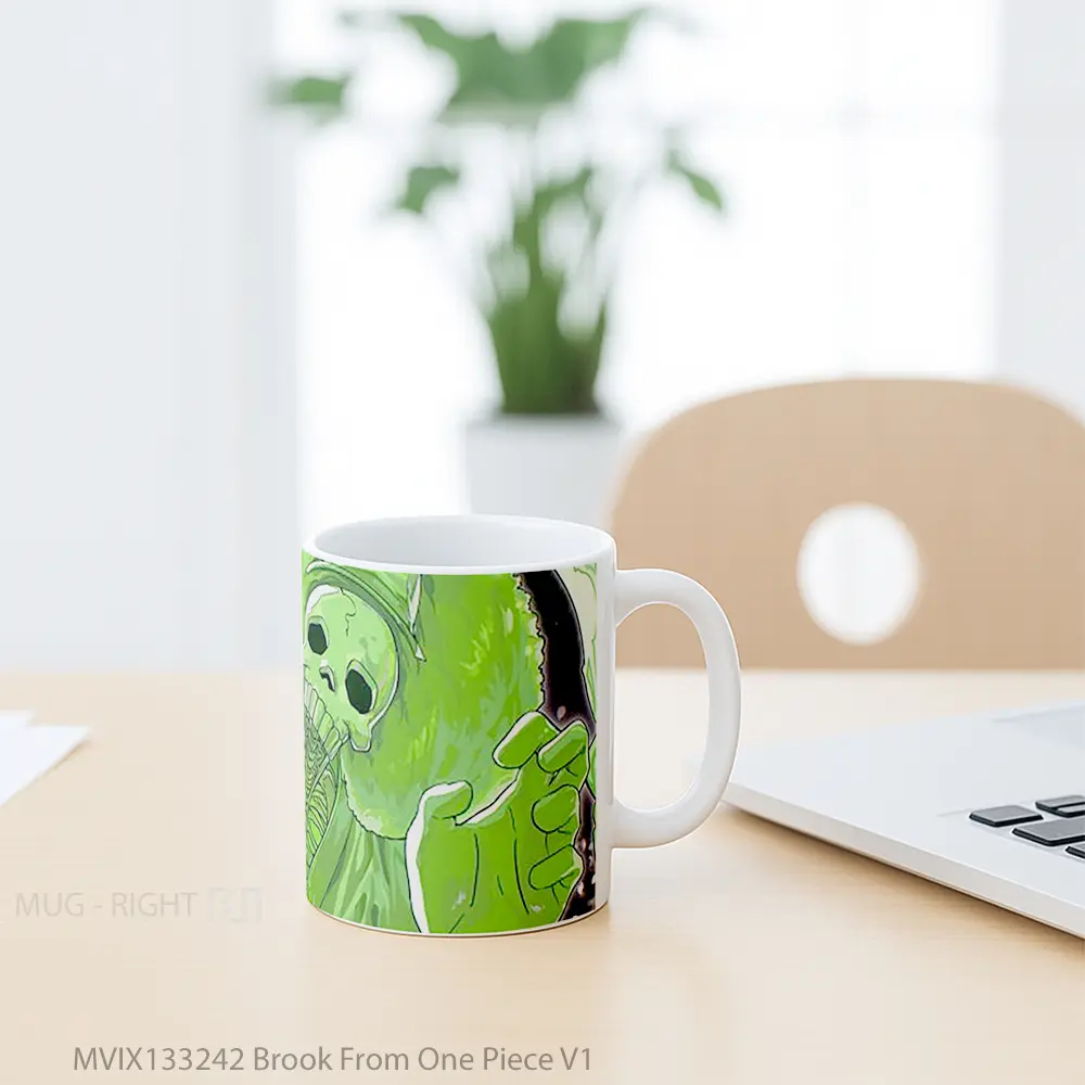 Mug Brook From One Piece V1 Cangkir Anime - All-side / Desain